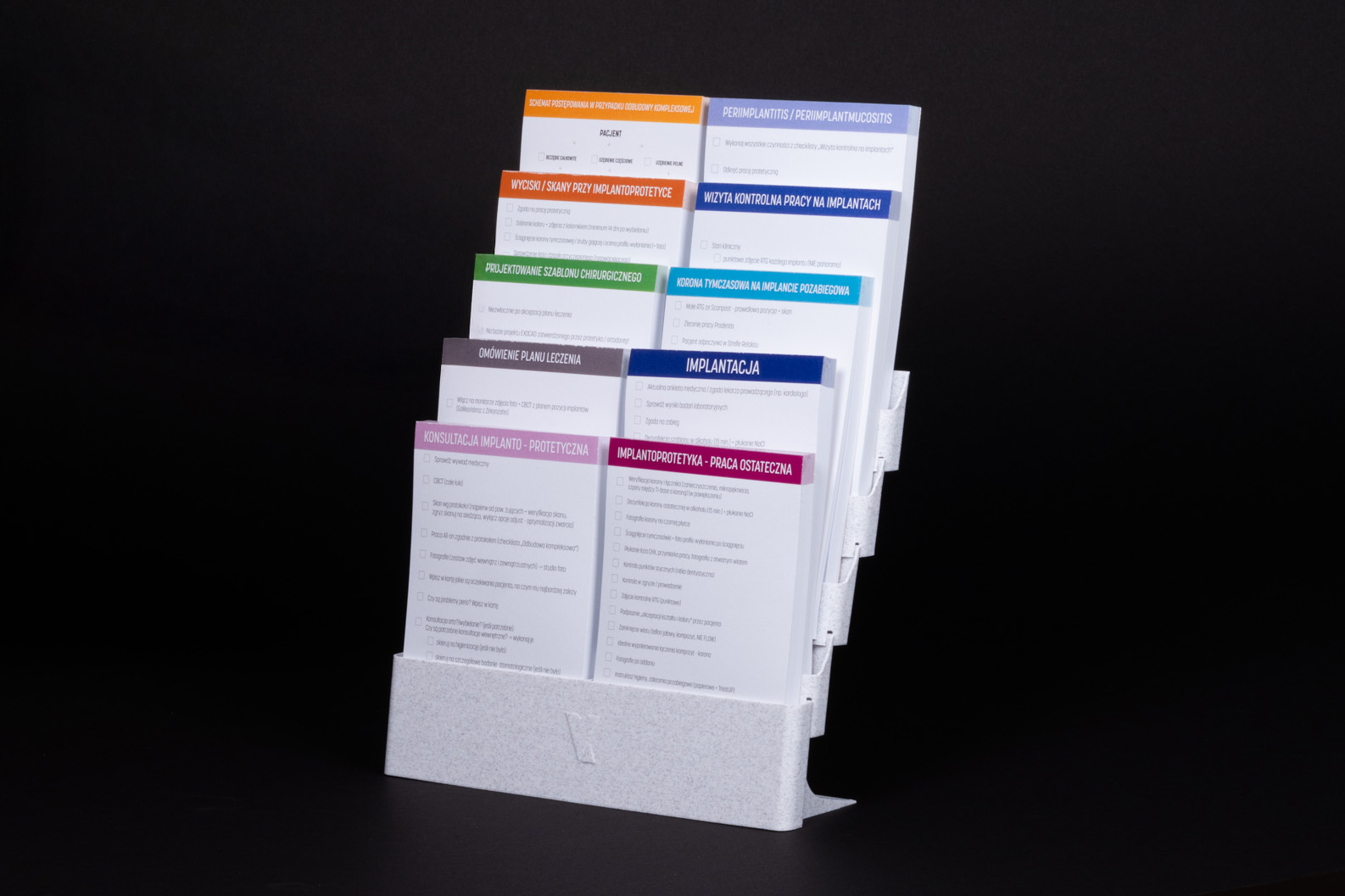 System checklisty Medcard — stojak